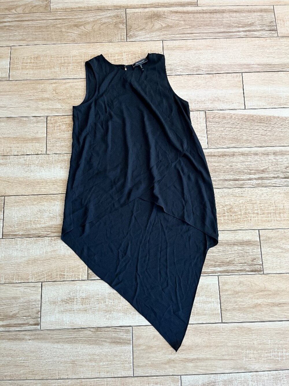 Womens BCBGMAXAZRIA Black High Low Tank top - XS